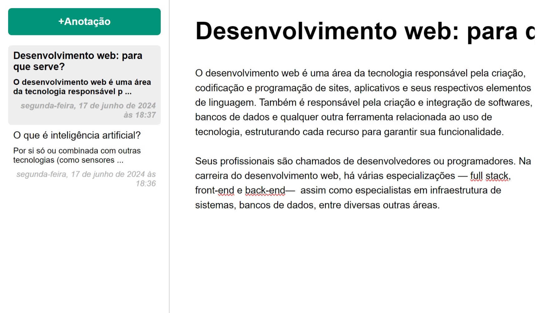 Imagem para o projeto do web app Annotator